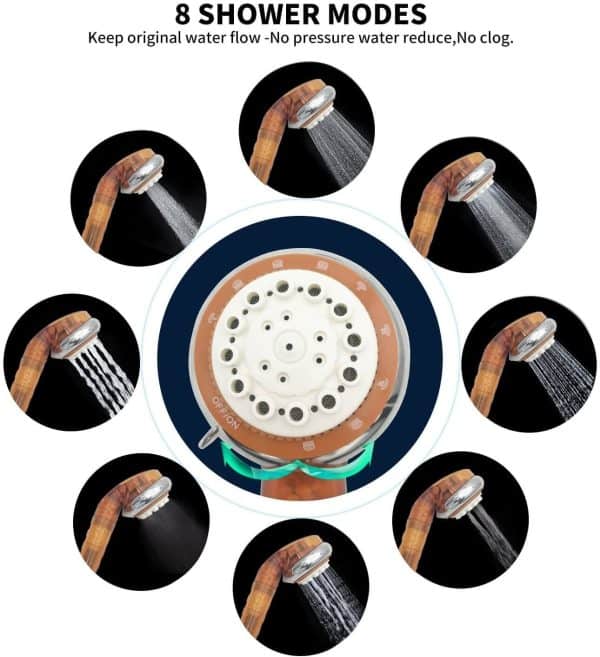 Dušo galvutė-filtras WaterLovers SFH 01 Blue - obrazek 6
