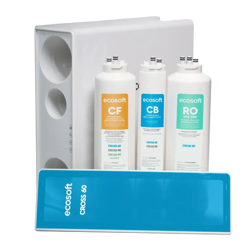 Ecosoft filtrų komplektas su membrana skirtas CROSS 60 filtrams - obrazek 3