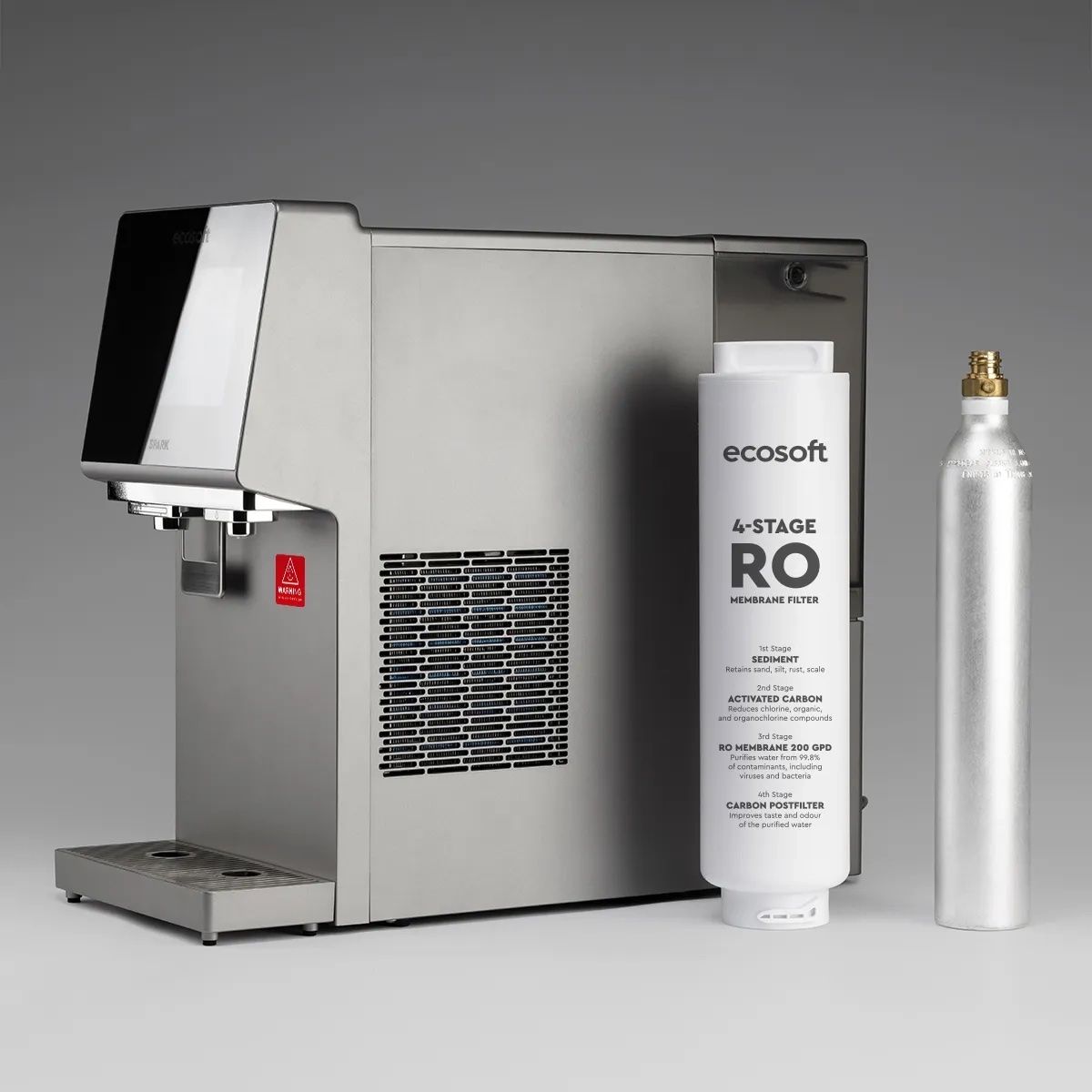 Ecosoft SPARK išmanus gazuoto vandens dozatorius su RO filtravimu - obrazek 5