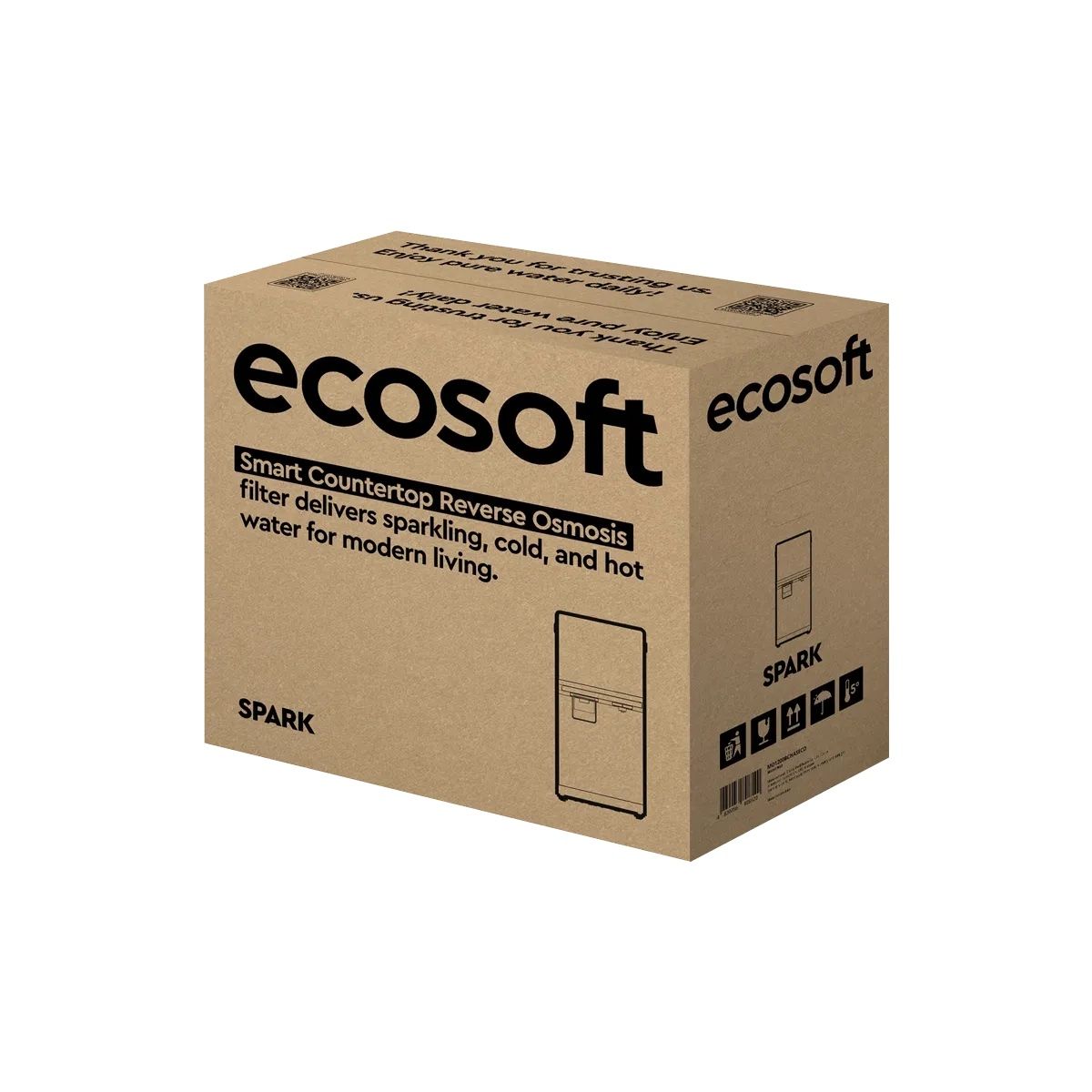 Ecosoft SPARK išmanus gazuoto vandens dozatorius su RO filtravimu - obrazek 6