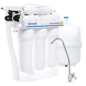 Reverse osmosis water filtration system for clean, healthy drinking water at home. High-quality filters and easy installation for optimal water purification. Ideal for residential use.