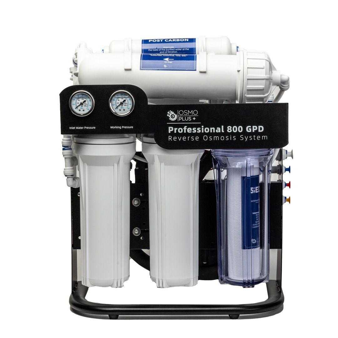 Galinga atvirkštinio osmoso sistema OsmoPlus Pro3 - 800 GPD - su monometrais - obrazek 2