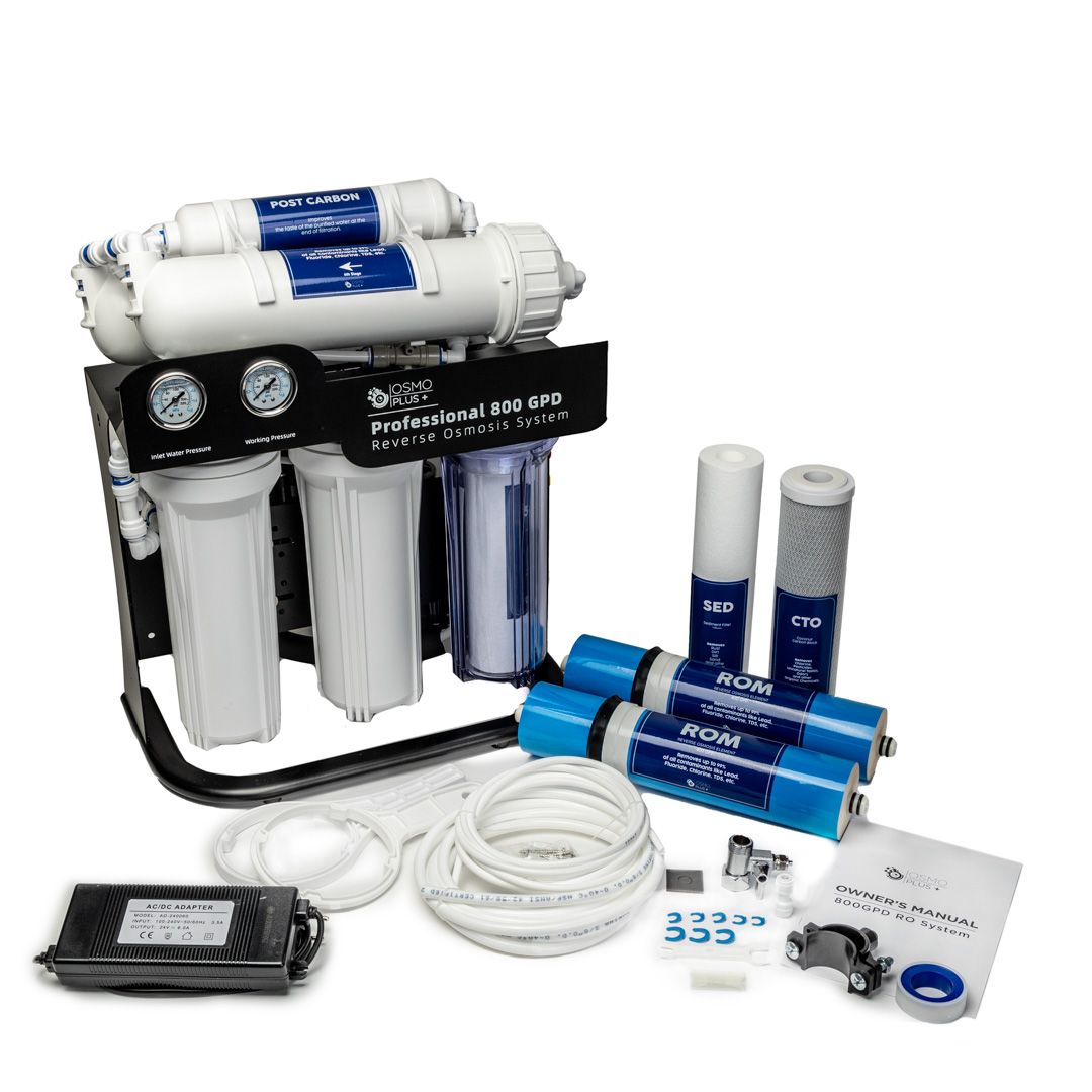 Galinga atvirkštinio osmoso sistema OsmoPlus Pro3 - 800 GPD - su monometrais - obrazek 8