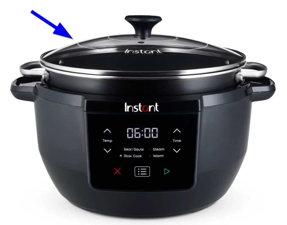 Instant Pot 7,1 L stiklinis dangtis (lėtam virimui) - obrazek 2