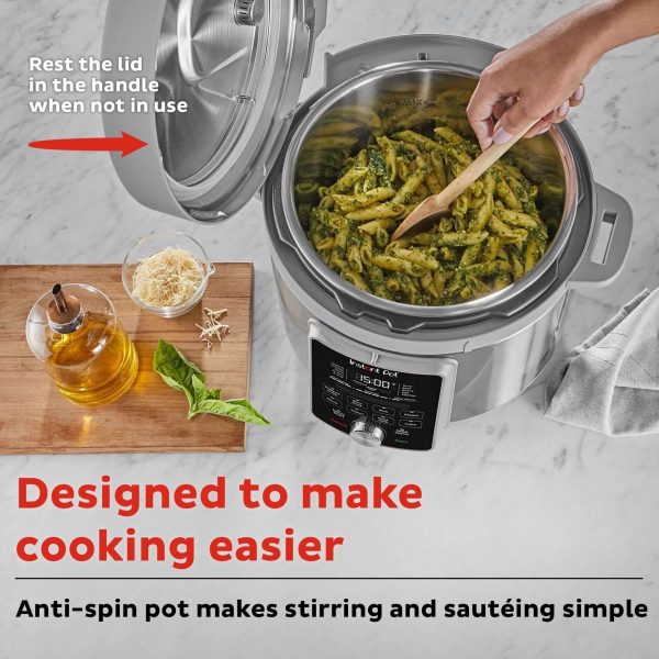 Instant Pot® Duo™ Plus daugiafunkcinė slėginė viryklė su tylaus garo išleidimo funkcija (5,7L) 9-in-1 - obrazek 4