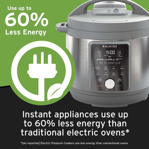Instant Pot® Duo™ Plus daugiafunkcinė slėginė viryklė su tylaus garo išleidimo funkcija (5,7L) 9-in-1 - obrazek 6