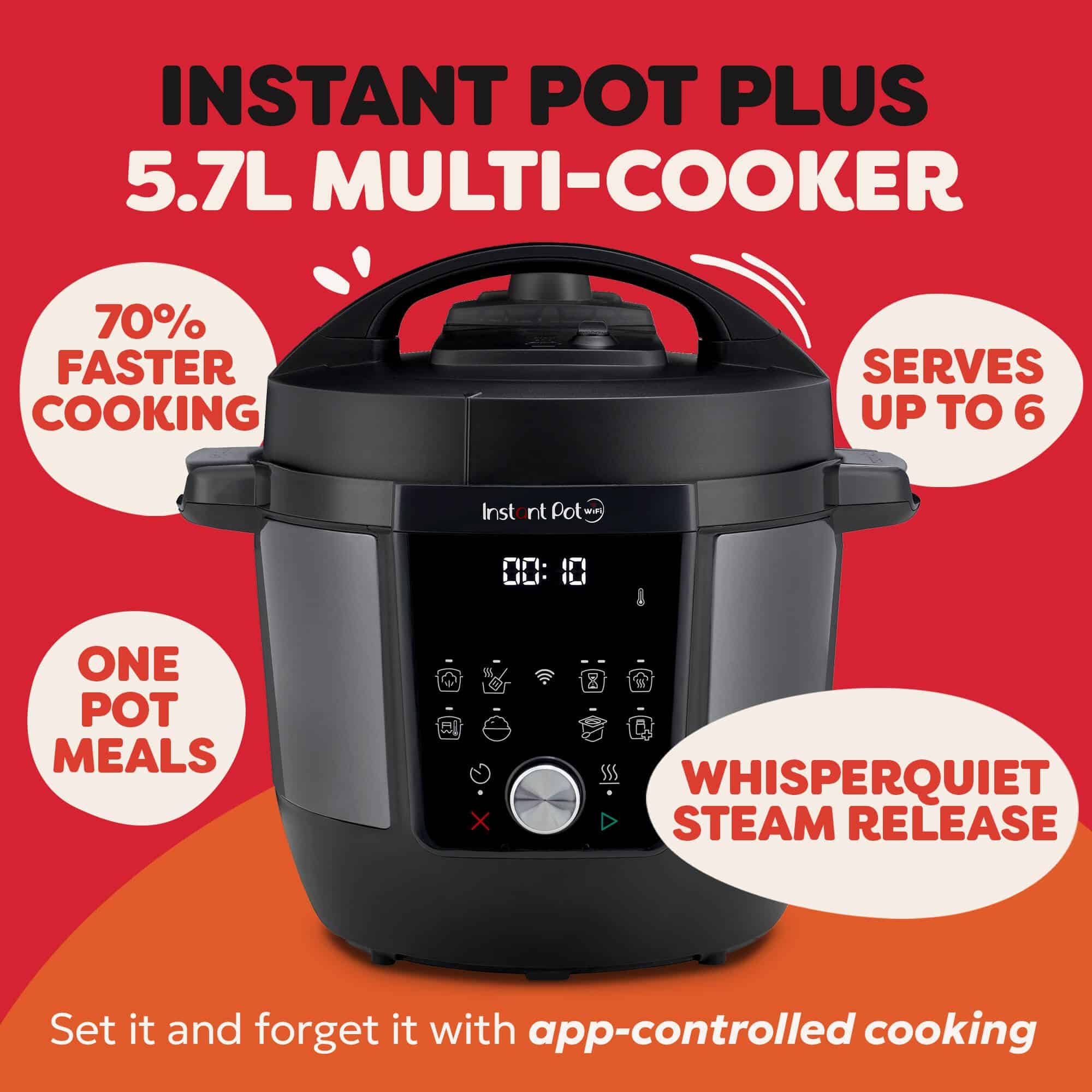 Instant Pot Plus 5,7L (Plus 6) daugiafunkcinė viryklė - obrazek 4