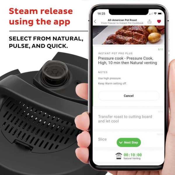 Instant Pot® Pro™ Plus daugiafunkcinė slėginė viryklė (5,7L) 10-in-1 - obrazek 4