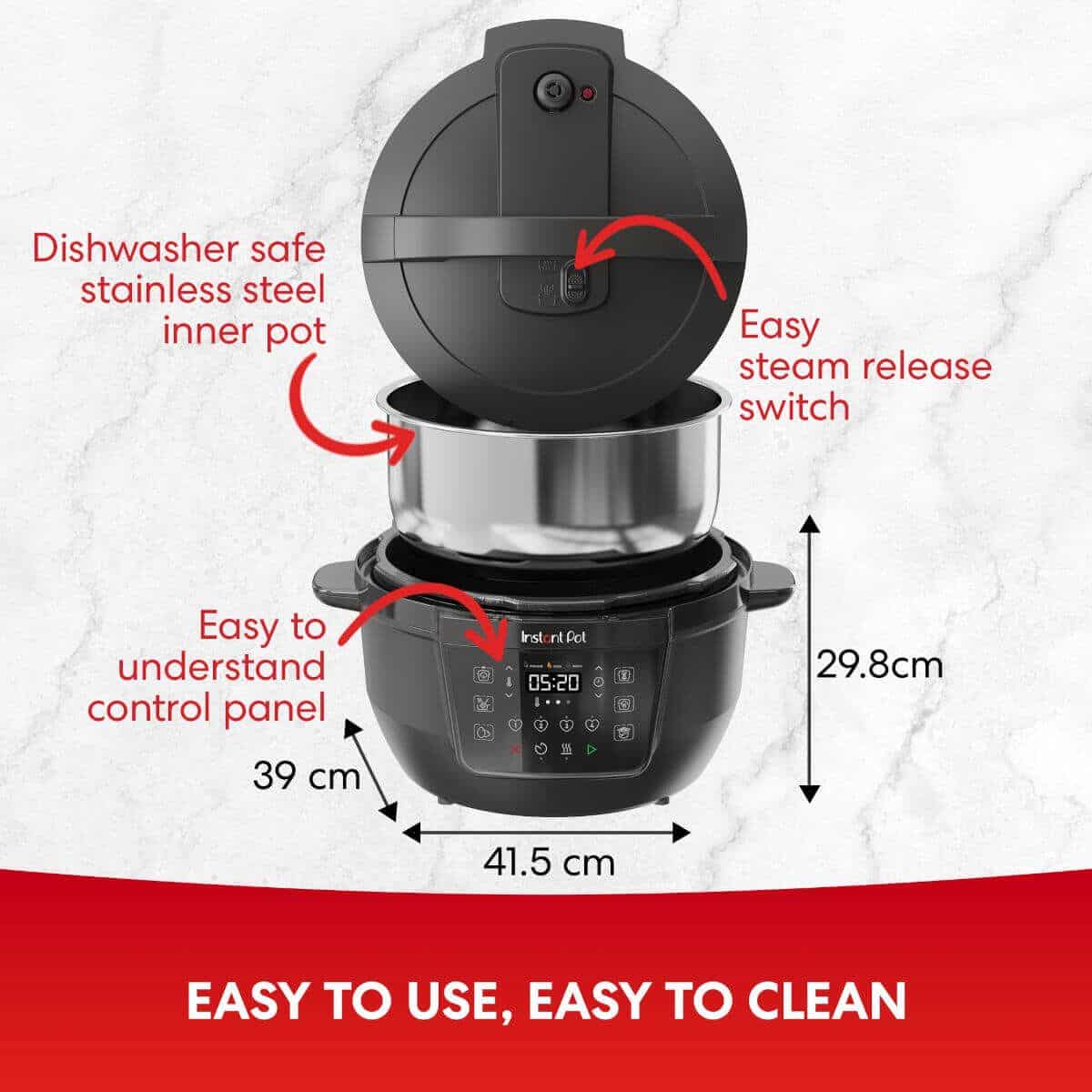 Instant Pot Rio XL 7,1 l daugiafunkcis puodas - obrazek 3