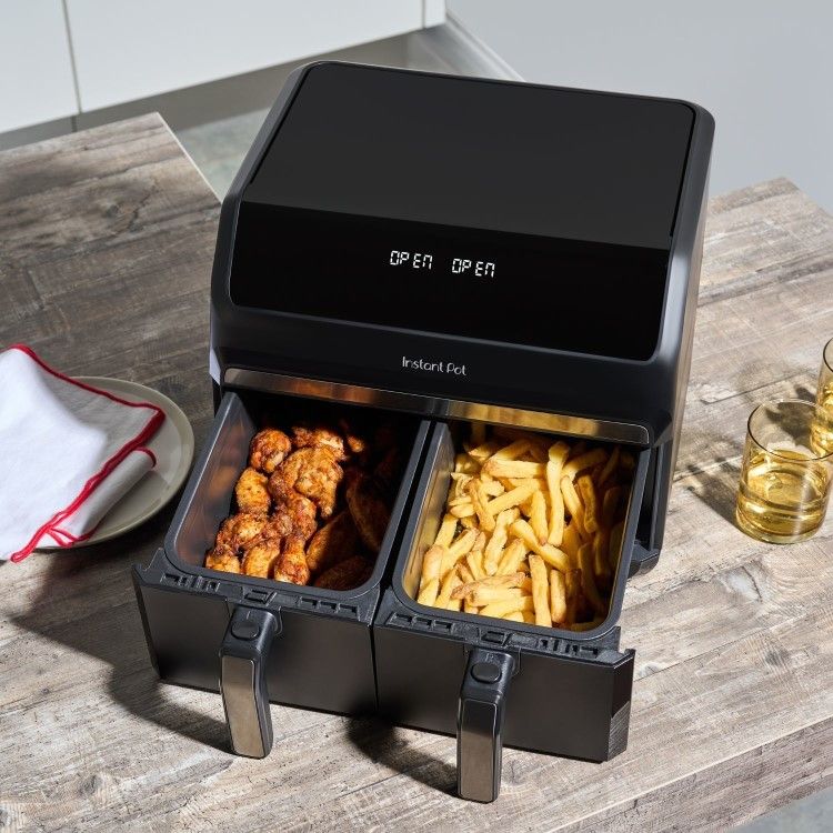 Instant Pot Vortex Dual 8L 8-in-1 oro gruzdintuvė su dviem stalčiais - obrazek 2