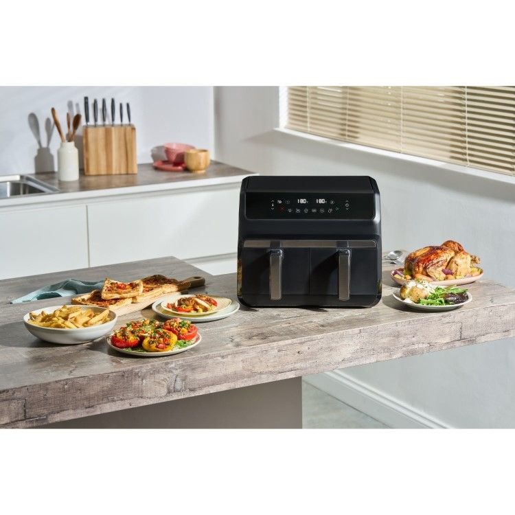 Instant Pot Vortex Dual 8L 8-in-1 oro gruzdintuvė su dviem stalčiais - obrazek 3