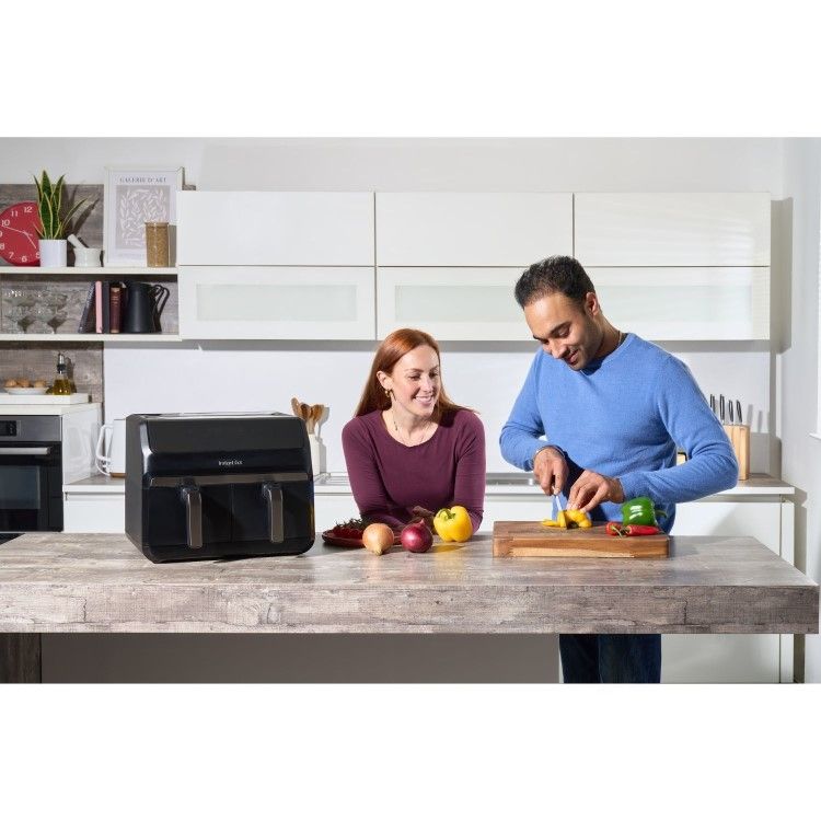 Instant Pot Vortex Dual 8L 8-in-1 oro gruzdintuvė su dviem stalčiais - obrazek 4