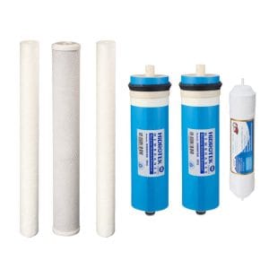 Kasečių rinkinys WaterLovers Pro 2 sistemoms + 2x300 GPD membranos