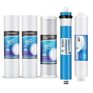 Kasečių rinkinys WaterLovers RO5 V1 sistemoms + 100 membrana