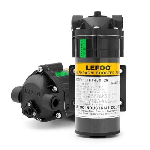 Membraninis siurblys - LEFOO LFP1400W 24V - 400 GPD sistemoms - obrazek 2