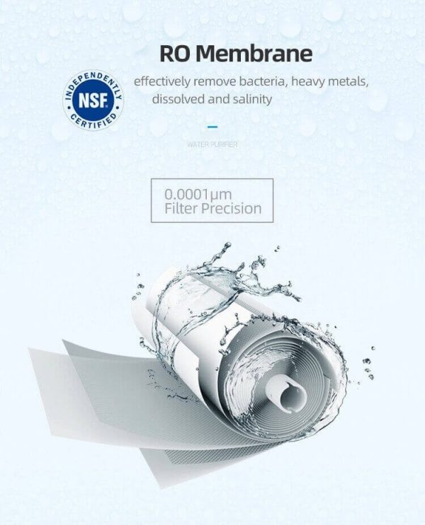 Moderni atvirkštinio osmoso sistema WaterLovers Snow Burg - obrazek 7