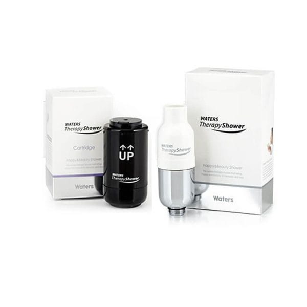 Replaceable water therapy shower filter cartridge, filters for water purification, and showerhead headset. Suitable for improving water quality and health benefits in home bathrooms.