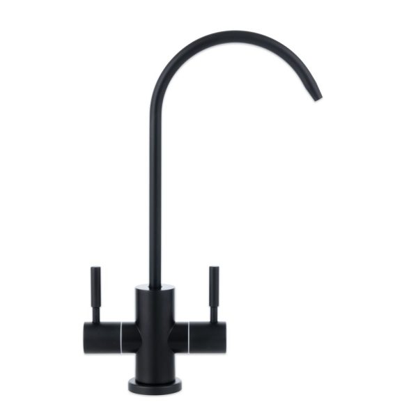 RO sistemos dvigubas vandens maišytuvas WaterLovers GF 07 Black - obrazek 4