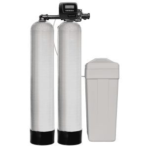 Twin softener assy w/o resin 14x65, 1" CE valve (EN)